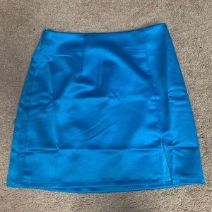 Aqua blue skirt small